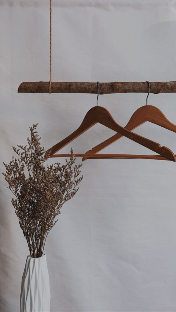 DIY Hanging Clothing Rack